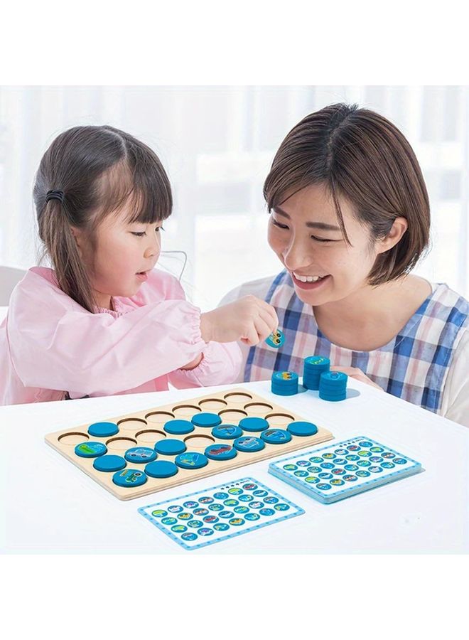 Car Memory Matching Puzzle Game For Kids Educational Wooden Toy Thinking Training - Image 4